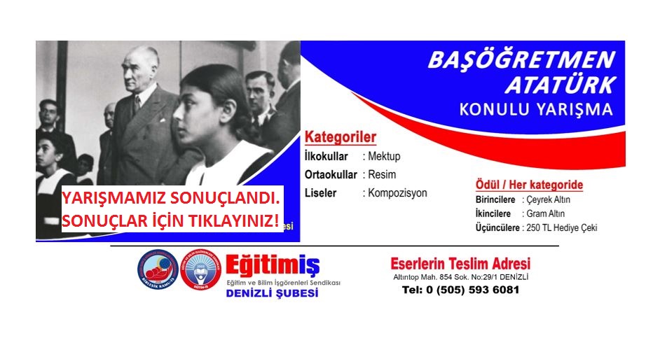 Başöğretmen Atatürk Yarışmamızın 4.’Sü Sonuçlandı - 24.02.2021