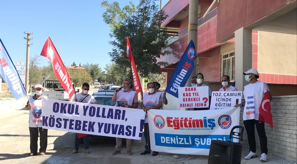 OKUL YOLLARI İÇİN EYLEMDEYDİK-08.09.2021