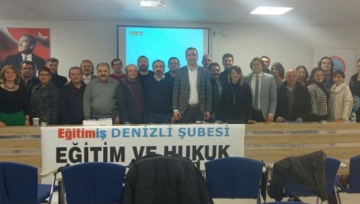 Eğitim ve Hukuk Konulu Eğitim Çalışması Yaptık