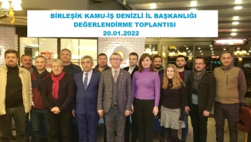 BİRLEŞİK KAMU-İŞ DEĞERLENDİRME TOPLANTISI-20.01.2022