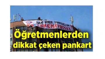 TÜKENİYORUZ PANKART EYLEMİ -14.03.2022