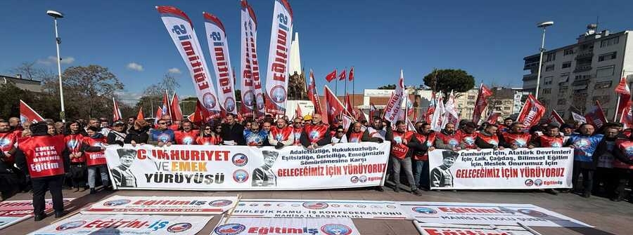 EMEĞİN SÖMÜRÜLMEDİĞİ, ADALETİN VE EŞİTLİĞİN SAĞLANDIĞI BİR TÜRKİYE İÇİN KALEMLERİMİZİ MANİSA’DA KALDIRDIK! -22.02.2025